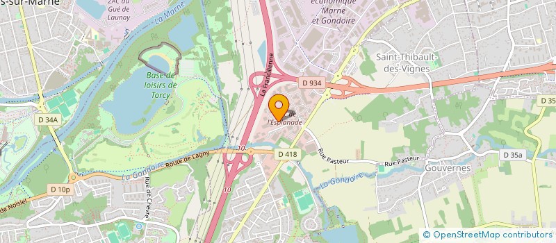 localisation de l'entreprise MIRABELLE TRAITEUR  SAINT-THIBAULT-DES-VIGNES