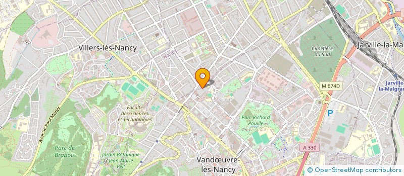 localisation de l'entreprise MIRABELLES AMBULANCES  VANDUVRE-LES-NANCY