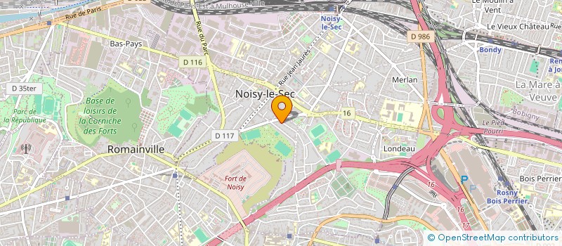 localisation de l'entreprise MIRABEN à NOISY-LE-SEC