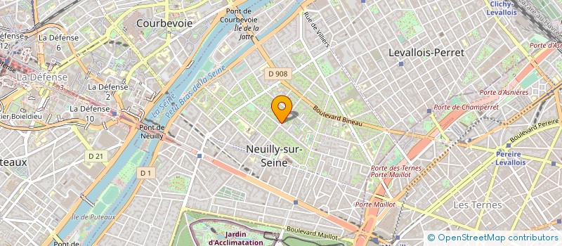 localisation de l'entreprise MIRABILIS à NEUILLY-SUR-SEINE