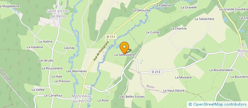 localisation de l'entreprise MIRABON à COUR-MAUGIS SUR HUISNE