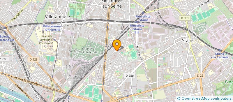 localisation de l'entreprise MIRAC à PIERREFITTE-SUR-SEINE