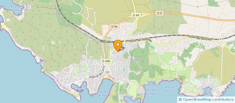 localisation de l'entreprise MIRACETI à MARTIGUES