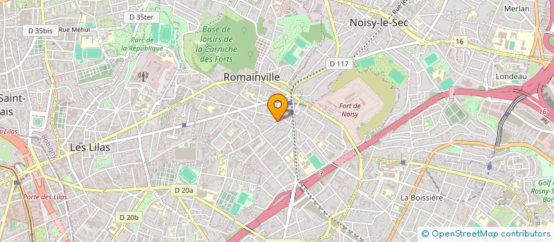 localisation de l'entreprise MIRACLE à ROMAINVILLE
