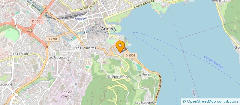 localisation de l'entreprise MIRACLE à ANNECY