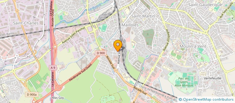 localisation de l'entreprise MIRACOL  PERPIGNAN