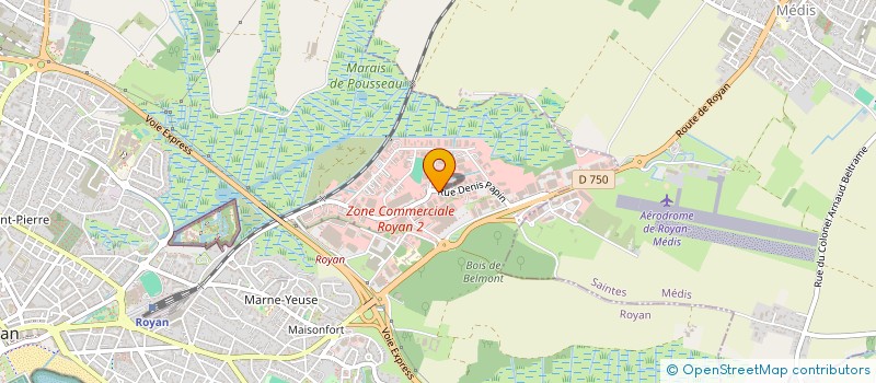 localisation de l'entreprise MIRADO PLAGE  ROYAN