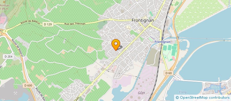 localisation de l'entreprise MIRADOR à FRONTIGNAN