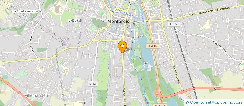 localisation de l'entreprise MIRADOR VOYAGES à MONTARGIS