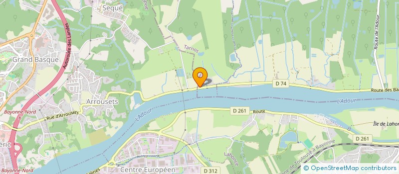 localisation de l'entreprise MIRADOUR  TARNOS