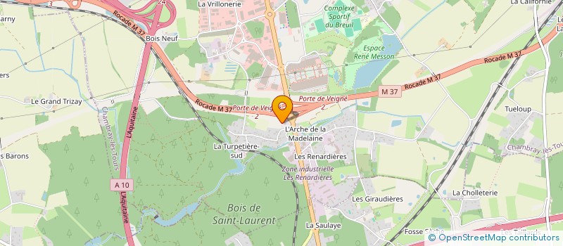 localisation de l'entreprise MIRADOURO  CHAMBRAY-LES-TOURS