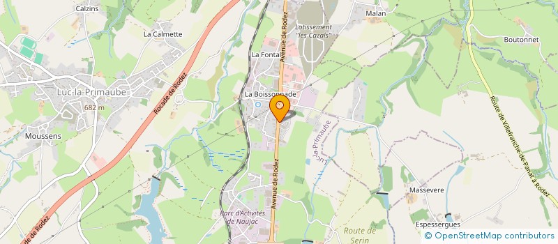 localisation de l'entreprise MIRAE  LUC-LA-PRIMAUBE