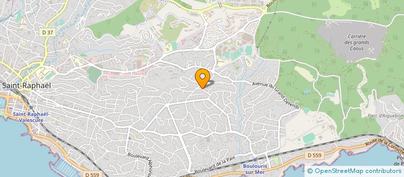 localisation de l'entreprise MIRAE PISCINE  SAINT-RAPHAEL