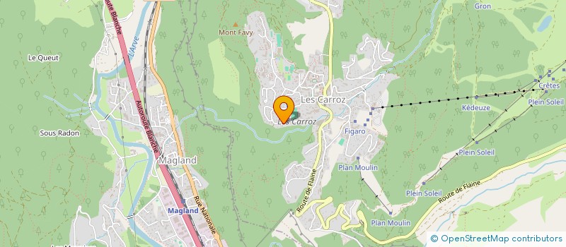 localisation de l'entreprise MIRAFLORES  ARACHES-LA-FRASSE