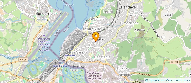 localisation de l'entreprise MIRAFLORES ENDAIA  HENDAYE