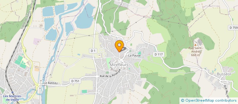 localisation de l'entreprise MIRAFLOU  MIREFLEURS