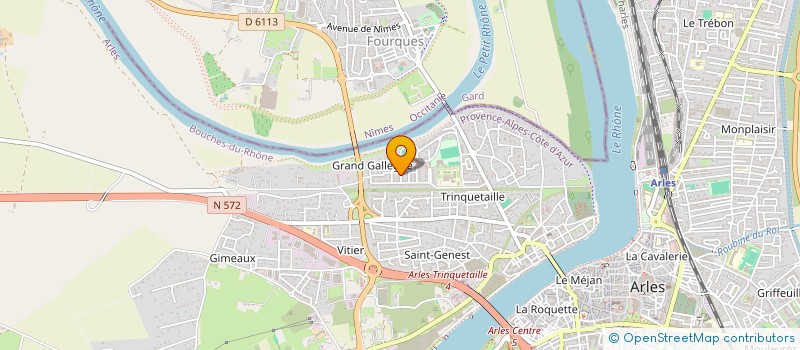 localisation de l'entreprise MIRAGE à ARLES