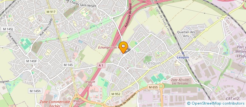 localisation de l'entreprise MIRAGE à LESQUIN