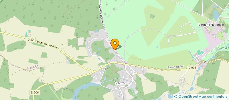 localisation de l'entreprise MIRAGE  GAZERAN