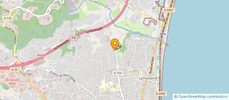 localisation de l'entreprise MIRAGE AUTO à ANTIBES