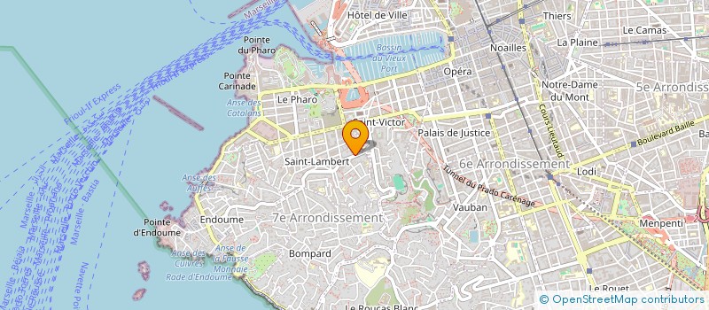 localisation de l'entreprise MIRAGE MIRAGE à MARSEILLE