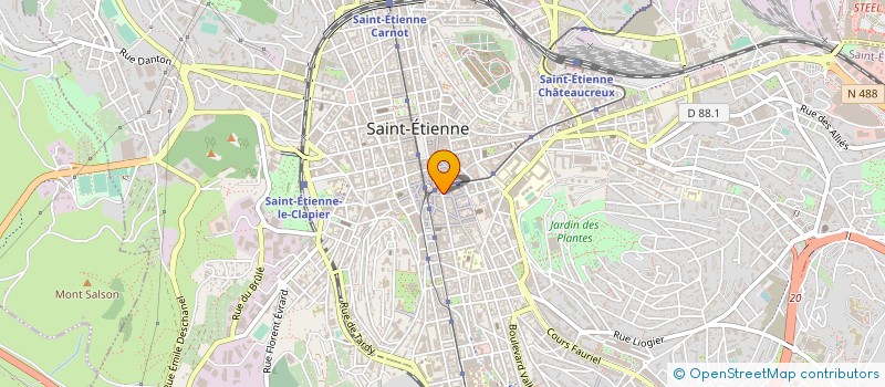 localisation de l'entreprise MIRAGES à SAINT-ETIENNE