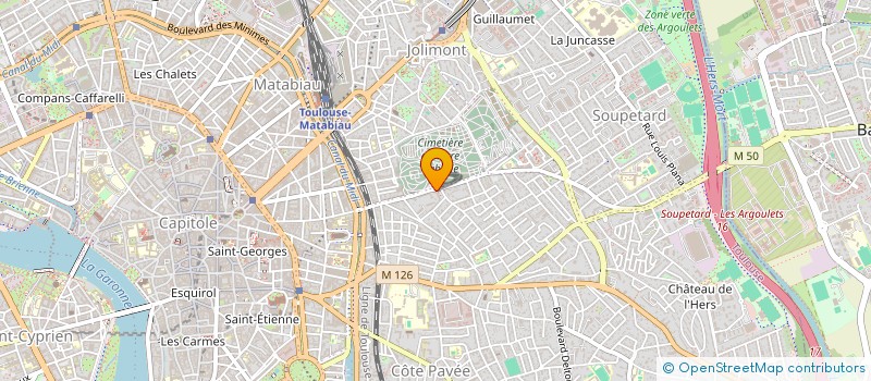 localisation de l'entreprise MIRAGES & MEMOIRES  TOULOUSE