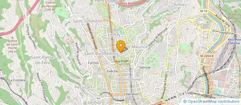 localisation de l'entreprise MIRAGLIA INVESTISSEMENT ET CONSEIL à NICE