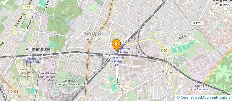 localisation de l'entreprise MIRAH à PIERREFITTE-SUR-SEINE