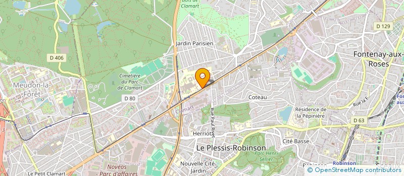 localisation de l'entreprise MIRAI à CLAMART