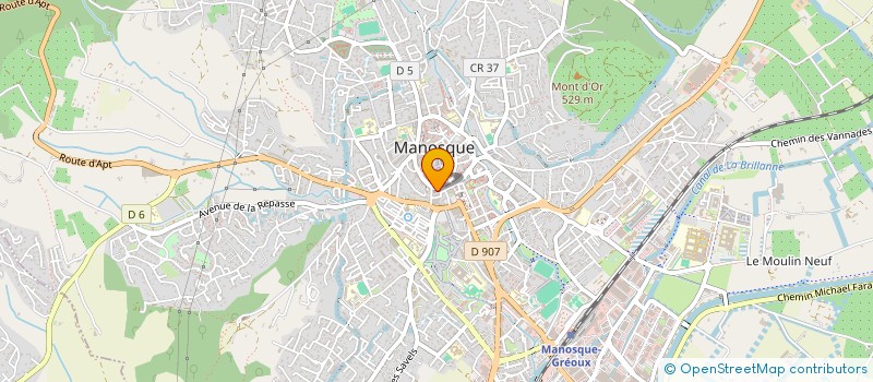 localisation de l'entreprise MIRAI AZUR à MANOSQUE