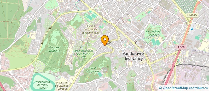 localisation de l'entreprise MIRAI-TECH  VANDUVRE-LES-NANCY