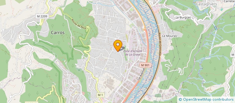 localisation de l'entreprise MIRAL BATIMENT à CARROS