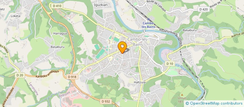 localisation de l'entreprise MIRAL EVASION  CAMBO-LES-BAINS