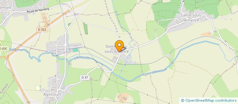 localisation de l'entreprise MIRALEZE  DOMMARTIN-SOUS-AMANCE