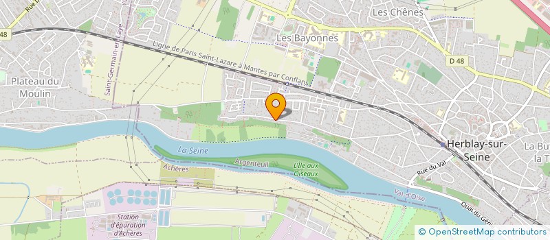 localisation de l'entreprise MIRALISE  HERBLAY-SUR-SEINE