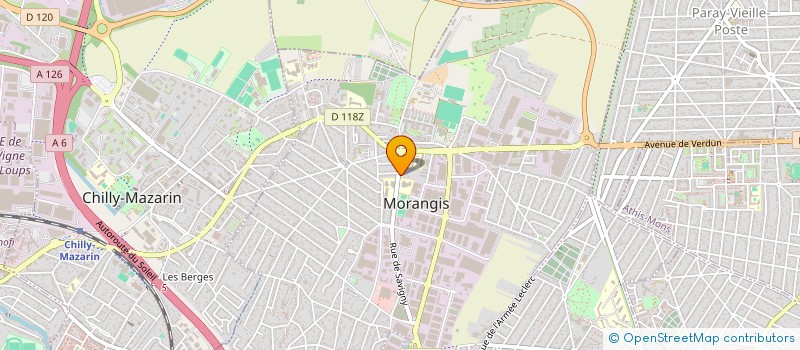 localisation de l'entreprise MIRALU à MORANGIS