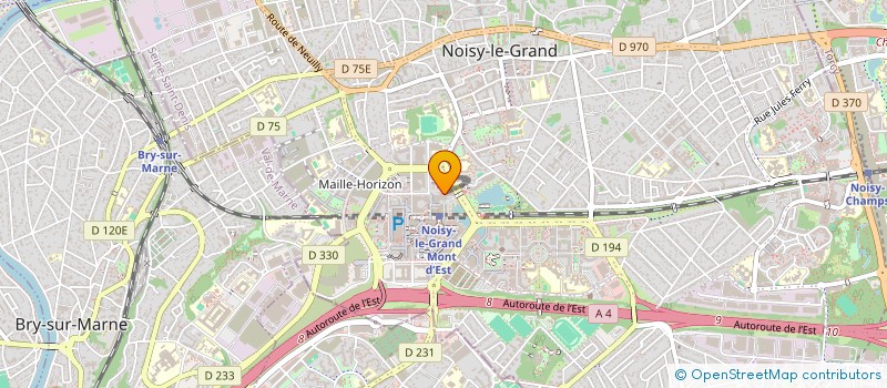 localisation de l'entreprise MIRALUNE à ANTONY