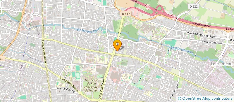 localisation de l'entreprise MIRALUTZ à PAU