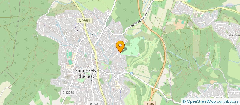 localisation de l'entreprise MIRAMAR 34  SAINT-GELY-DU-FESC