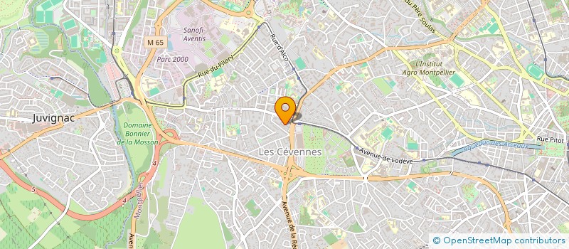 localisation de l'entreprise MIRAMED INTERNATIONAL SARL à MONTPELLIER
