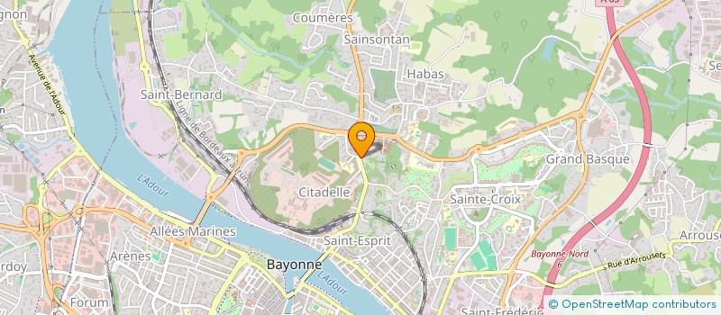 localisation de l'entreprise MIRAMENDIA à BAYONNE