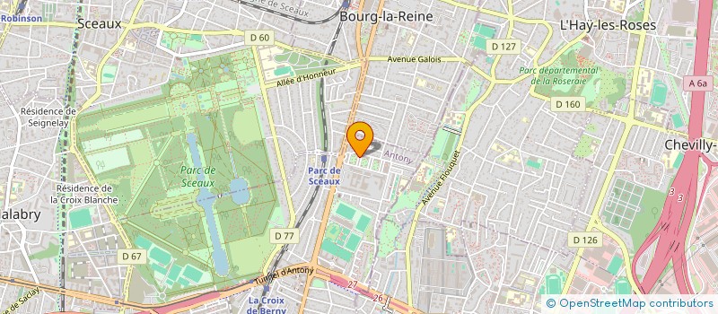 localisation de l'entreprise MIRAMILE à ANTONY