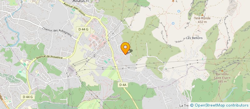 localisation de l'entreprise MIRAMON SORT DU CADRE  ALLAUCH