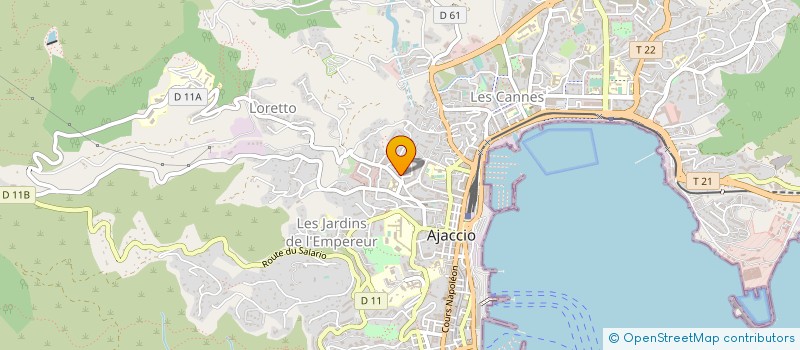 localisation de l'entreprise MIRAMOND APPIETTO à AJACCIO
