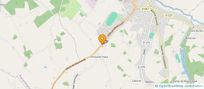 localisation de l'entreprise MIRAMONT SERVICE AUTO  MIRAMONT-DE-GUYENNE