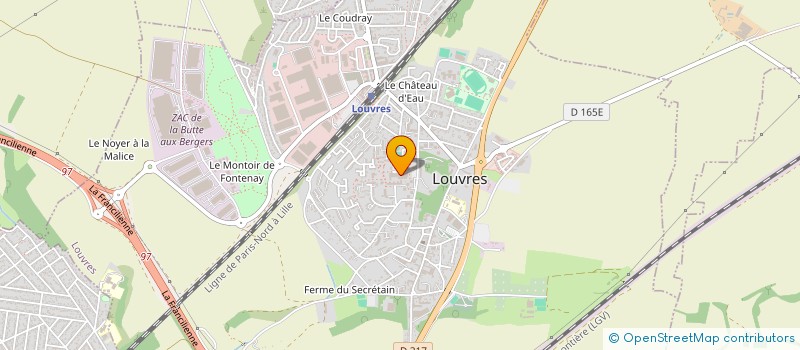 localisation de l'entreprise MIRAN à LOUVRES