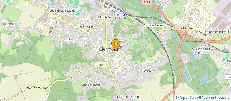 localisation de l'entreprise MIRAN  CLERMONT