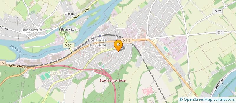 localisation de l'entreprise MIRAN BAT  BONNIERES-SUR-SEINE