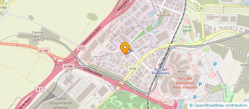 localisation de l'entreprise MIRAN HABITAT à VILLEPINTE